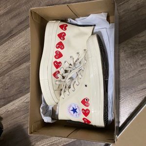 Commes de garçon x converse high tops